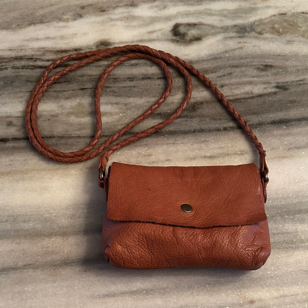 DAY & MOOD LEATHER MINI CROSSBODY